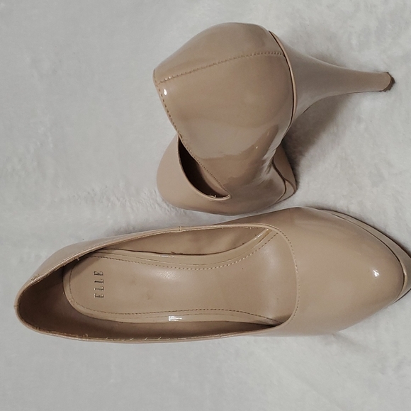 ELLE Heels Shoes 9 1/2M Tan (Ss14) - Picture 1 of 10